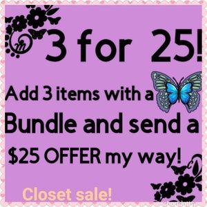 3 for $25 sale! 🌼🌻🔥📍🛒🧹